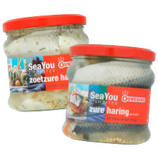 Ouwehand zure haring, zoetzure haring, braadharing, rolmops of mosselen in azijn